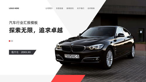 汽車銷售行業(yè)產品宣傳年終工作匯報ppt模板